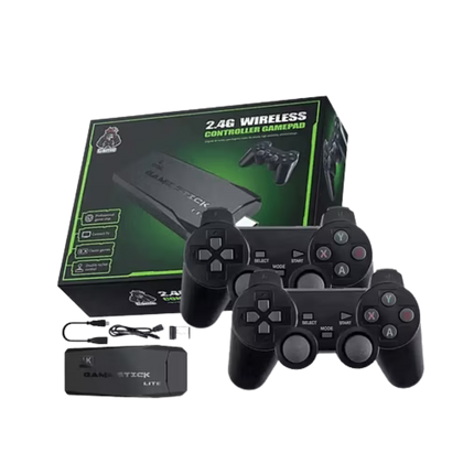 vintage arcade system, TV gaming console, retro stick HDMI, Retro game console, plug and play gaming, nuevo, HDMI game stick, gaming gift for adults and kids, dual controller console, classic video games, 64GB retro console,