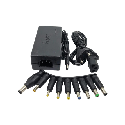CARGADOR UNIVERSAL DE NOTEBOOK AJUSTABLE 9 CONECTORES 12-24V 120W