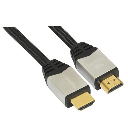 CABLE TECMASTER HDMI DE ALTA DEFINICIÓN 2 MTS COLOR NEGRO 2.1 10K