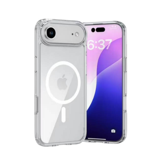 CARCASAS TRANSPARENTE CON MAGSAFE PARA IPHONE 17