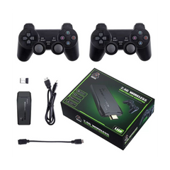 vintage arcade system, TV gaming console, retro stick HDMI, Retro game console, plug and play gaming, nuevo, HDMI game stick, gaming gift for adults and kids, dual controller console, classic video games, 64GB retro console,