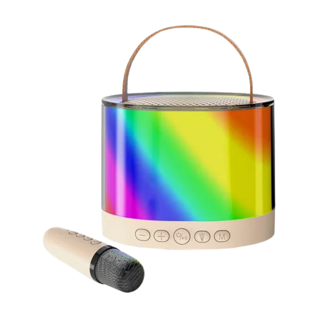 PARLANTE KARAOKE LENYES S229 5W CON MICROFONO