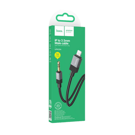 Cable Hoco UPA32A Lightning a Jack 3.5 mm – Audio para iPhone