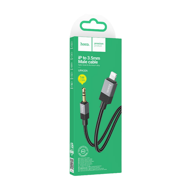 Cable Hoco UPA32A Lightning a Jack 3.5 mm – Audio para iPhone