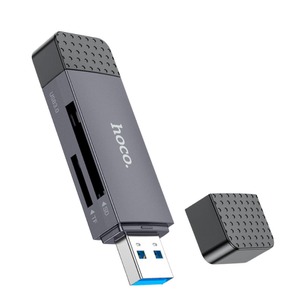 Lector de Tarjetas Hoco HB45 – USB-C y USB-A para SD y MicroSD