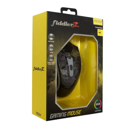 Fiddler MO304 – Mouse Óptico USB para Oficina y Estudio