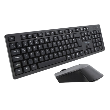 Philco PPR6354K – Kit Teclado + Mouse Inalámbrico para PC y Notebook