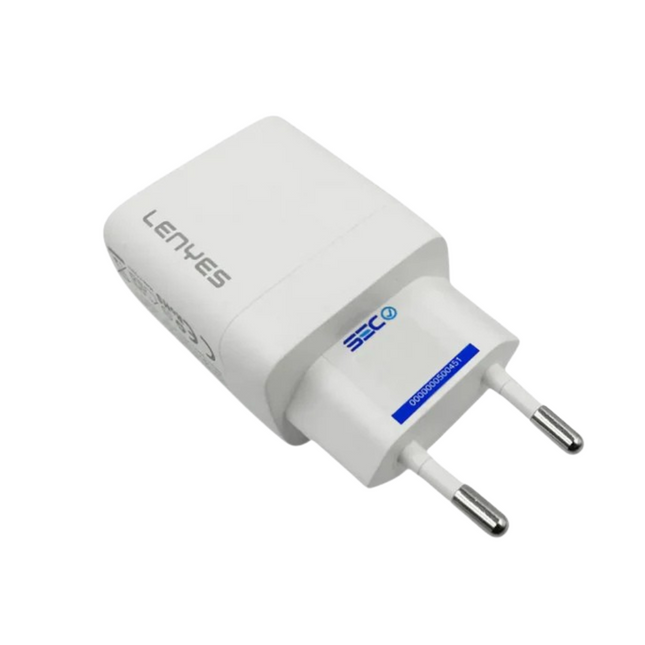 CARGADOR LENYES 20W GAN CERTIFICACION SEC