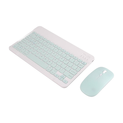 KIT MINI TECLADO MOUSE INALAMBRICO BLUETOOTH RGB