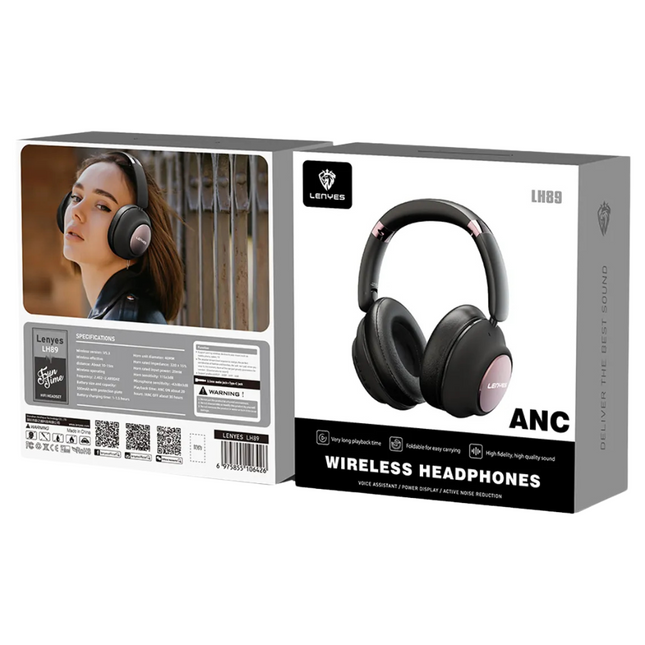 AUDIFONOS INALAMBRICOS LENYES LH89 ANC
