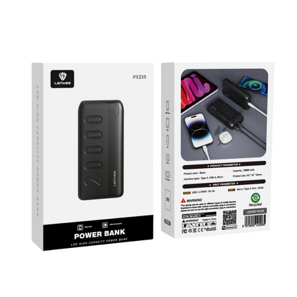 POWERBANK LENYES PX235 20000 MAH