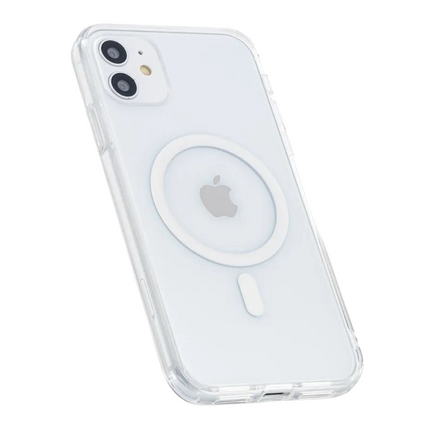 CARCASA TRANSPARENTE CON MAGSAFE PARA IPHONE SERIE 11