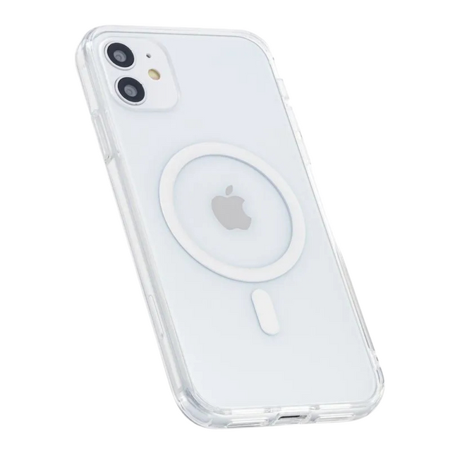 CARCASA TRANSPARENTE CON MAGSAFE PARA IPHONE SERIE 11