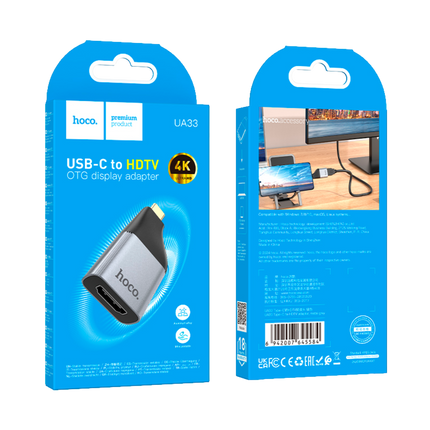 ADAPTADOR USB-C A HDMI 4K HOCO UA33