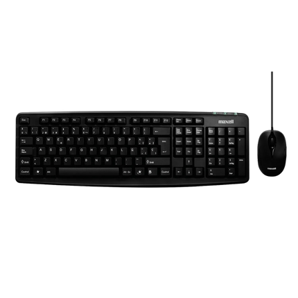 Maxell WRKBC-10 – Combo Teclado + Mouse Inalámbrico para PC y Notebook