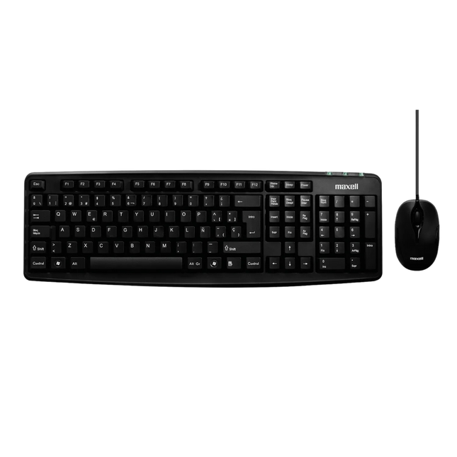 Maxell WRKBC-10 – Combo Teclado + Mouse Inalámbrico para PC y Notebook