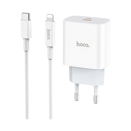 Hoco C76A Plus 20W – Cargador Rápido iPhone con Cable 1 Metro