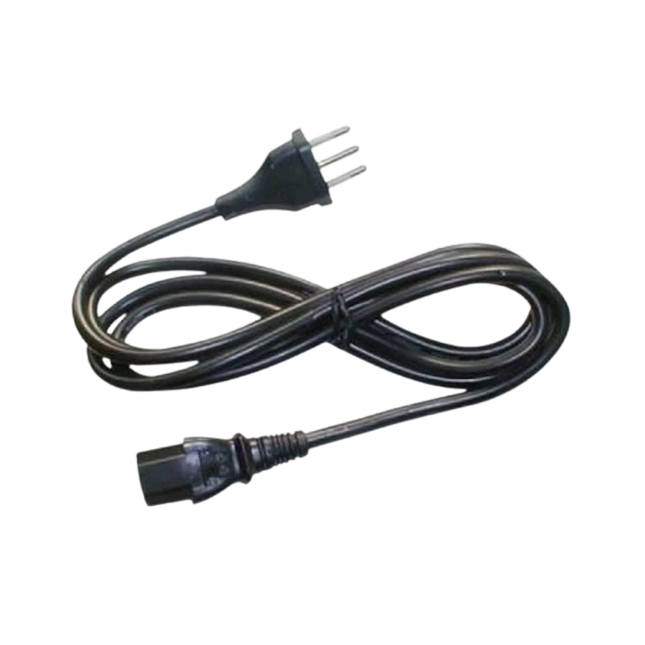 Cable Poder PC 1.8 m – Compatible con Fuentes de Poder y Monitores