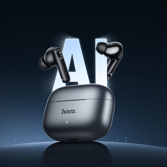 HOCO EQ27 AI – Audífonos TWS con Cancelación de Ruido y Traducción por IA
