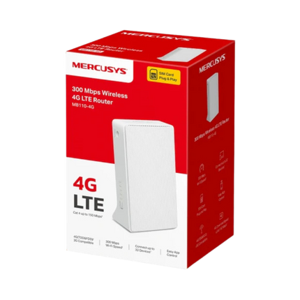Router Mercusys MB110-4G – Router 4G LTE con Chip para Internet Hogar