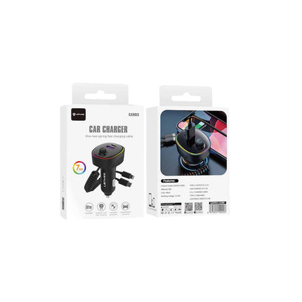 CARGADOR DE AUTO LENYES CA903 66W