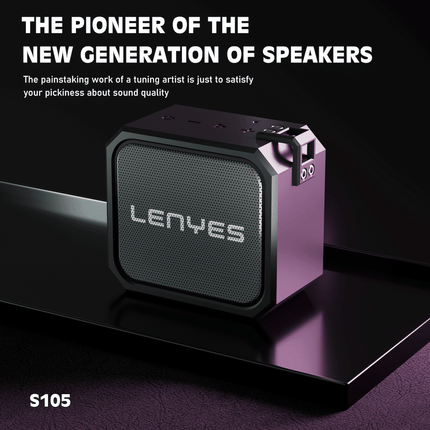 PARLANTE PORTATIL LENYES S105 5W BLUETOOTH 4.2 IPX7