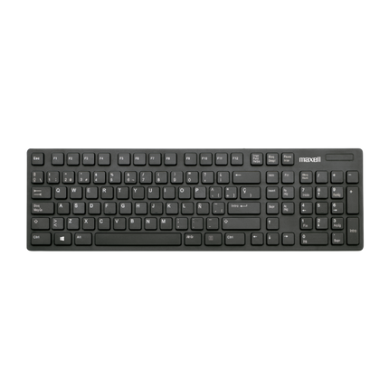Maxell WKB-20 – Teclado Inalámbrico Cómodo y Silencioso para Uso Diario
